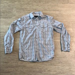 Black and White long sleeve button down shirt